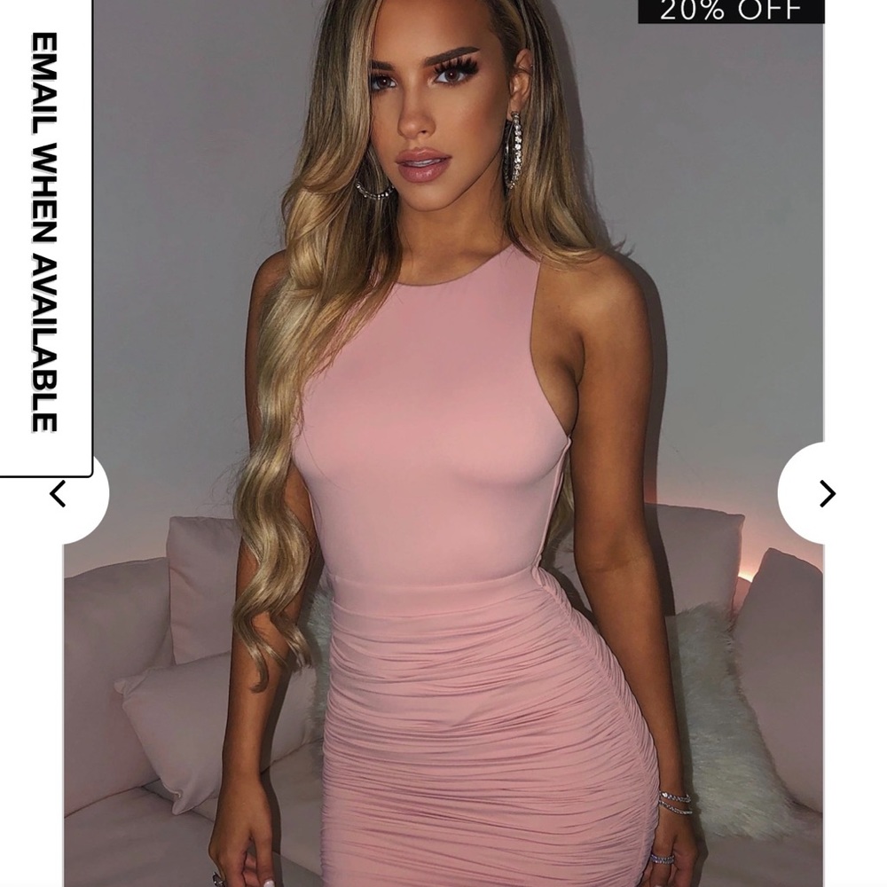 BABYBOO Tiana mini dress - dusty pink